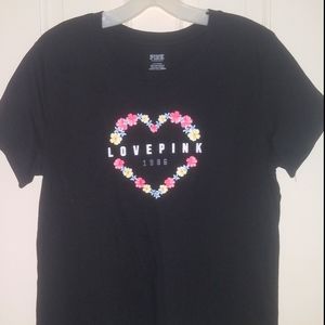 PINK Womens Black Shirt Sz L New